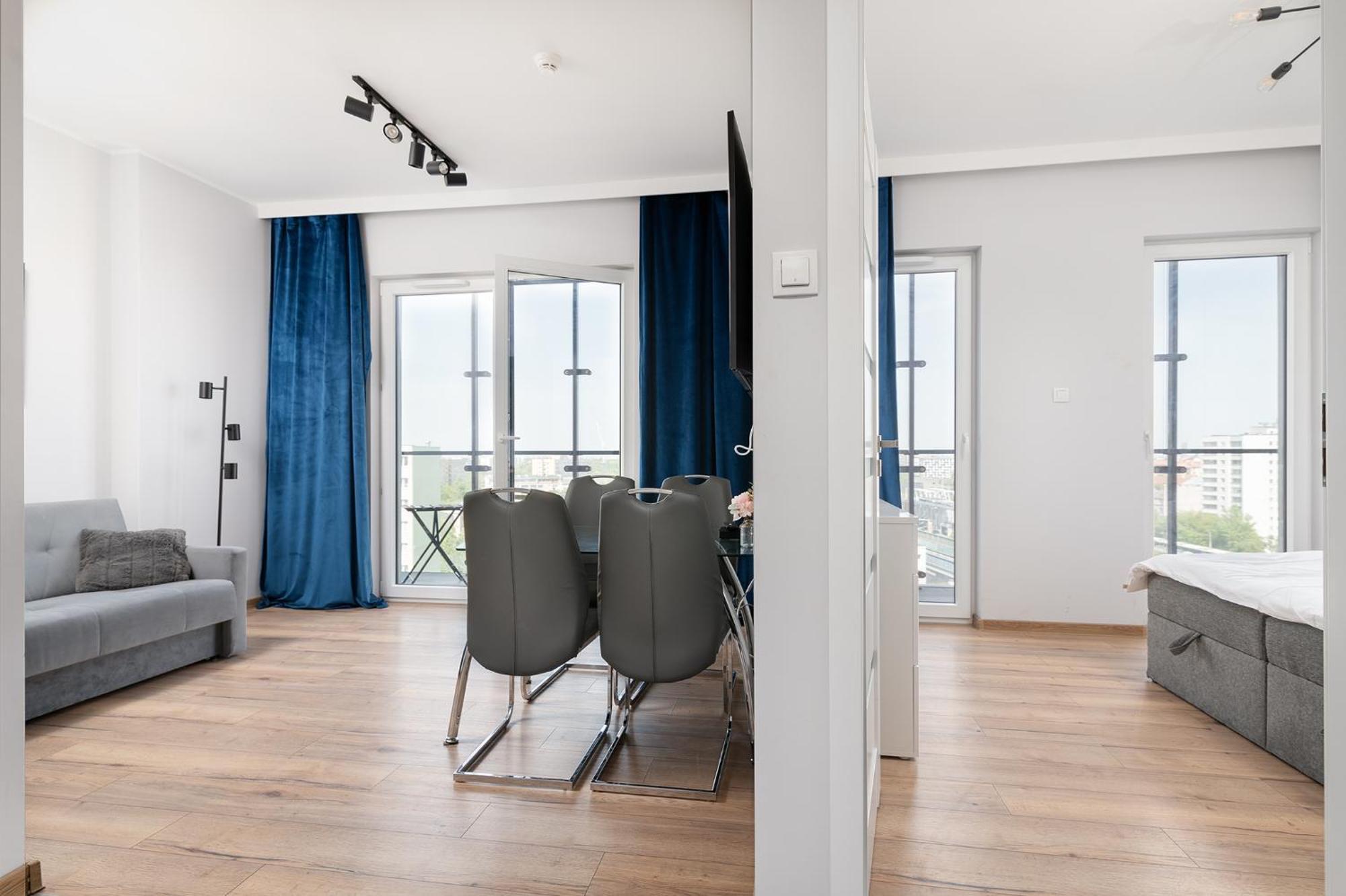Rentplanet - Apartamenty Kasprzaka Varšava Exteriér fotografie
